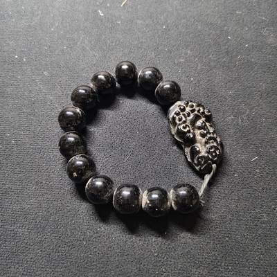 【全场包邮】纯粹捡漏拍473场（免费代拍第10场） - 【杂件】黑曜石手串