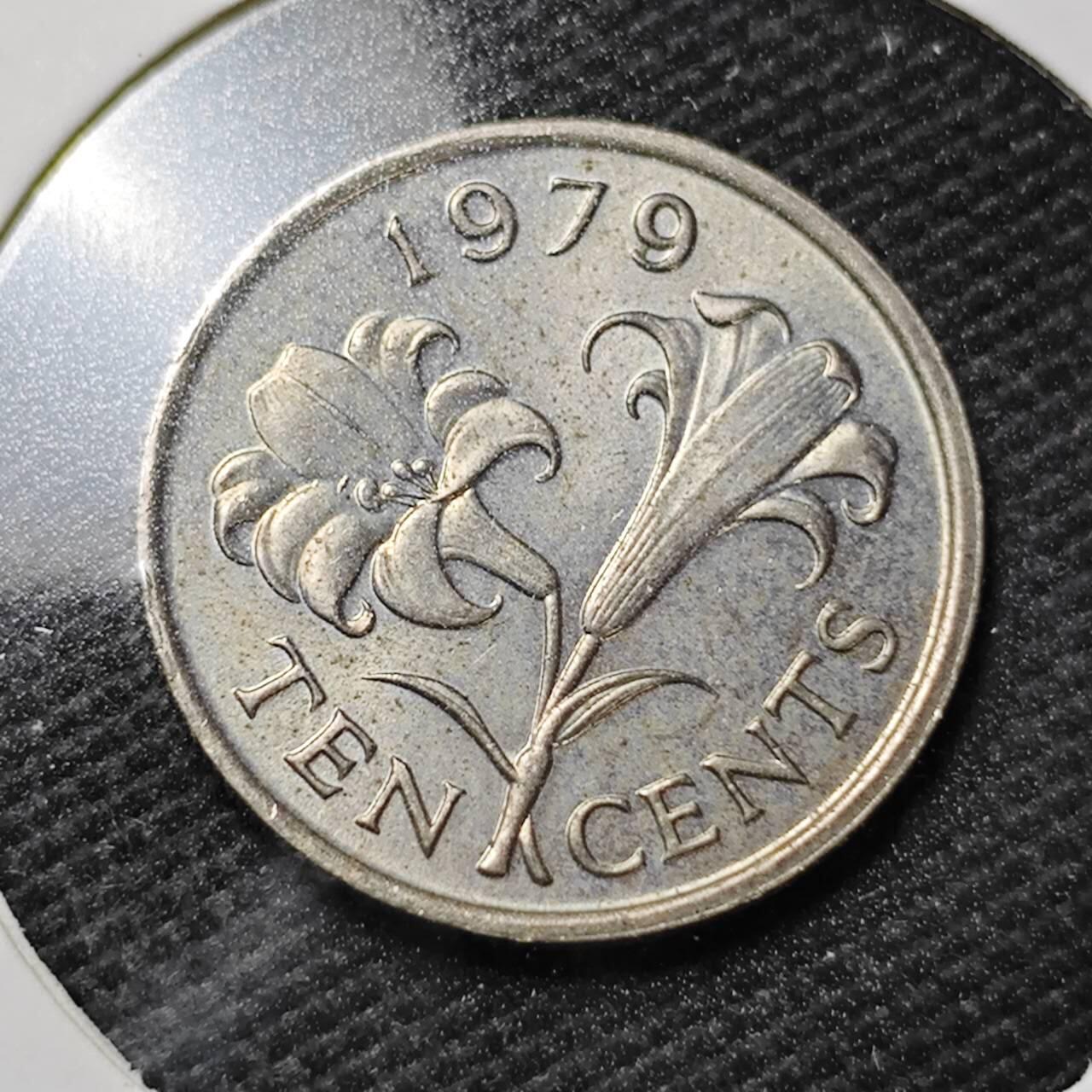 KK钱币收藏小铺  第358场  2月预留时间 周末发货  1979百慕大10分