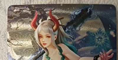 花开卡拍第44期（10月26号周日截拍，品控勿拍!!!拍品不寄存，运费5元，自制卡难免瑕疵，可能存在轻微撞角爆边等出厂瑕疵，品控介意勿拍！） - 五月卡牌 粗闪工艺 大和艺术版一张