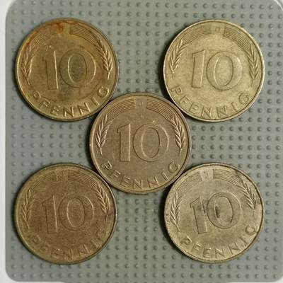 2025年第107场各国散币拍卖（总第107场） - 德国10芬尼5枚