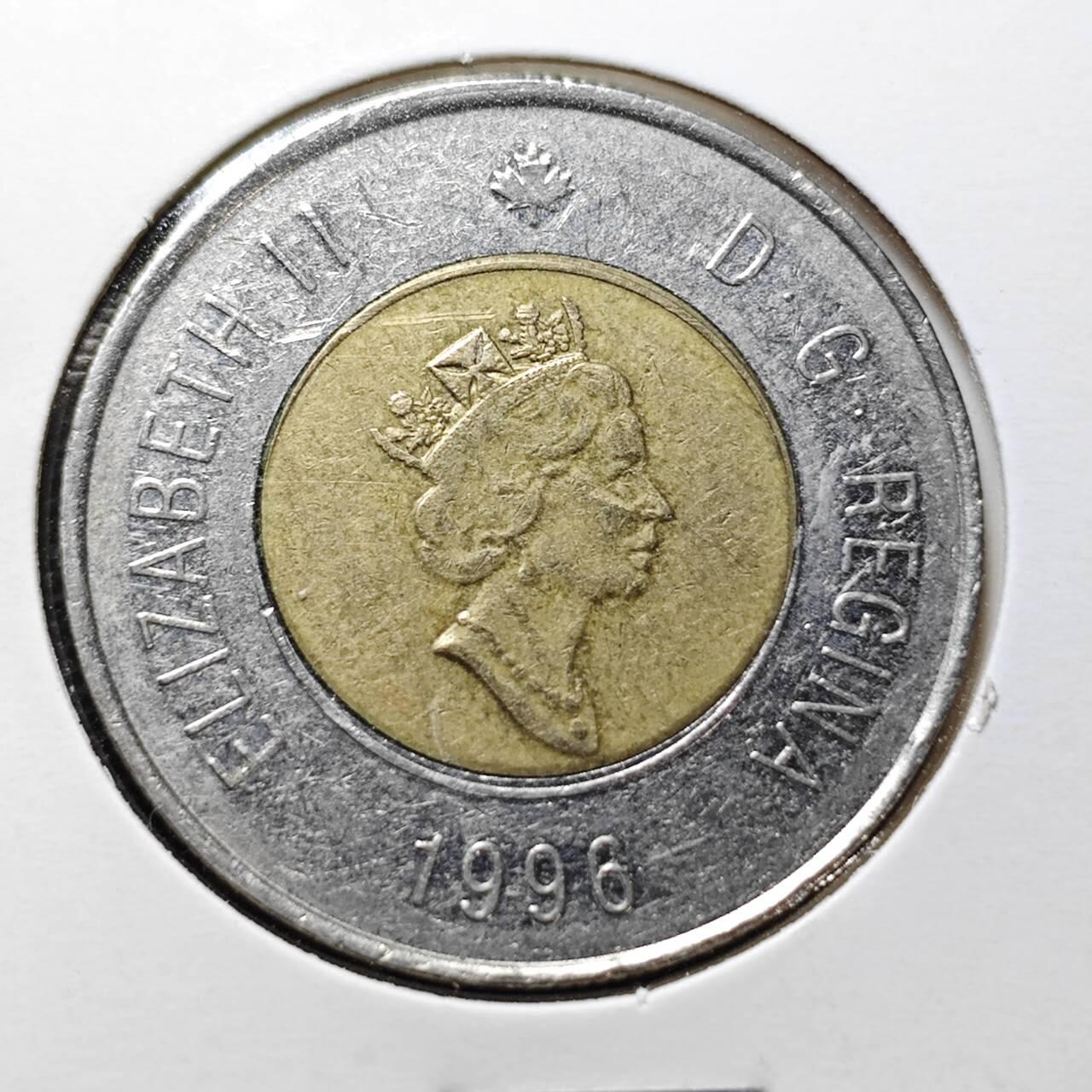 KK钱币收藏小铺  第358场  2月预留时间 周末发货  加拿大2元双色币