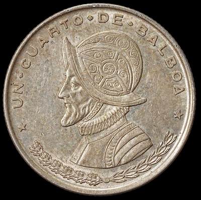 修遠堂世界钱币第九十期 - 1961年巴拿马1/4 BALBOA银币 出厂6.25g，含银90%