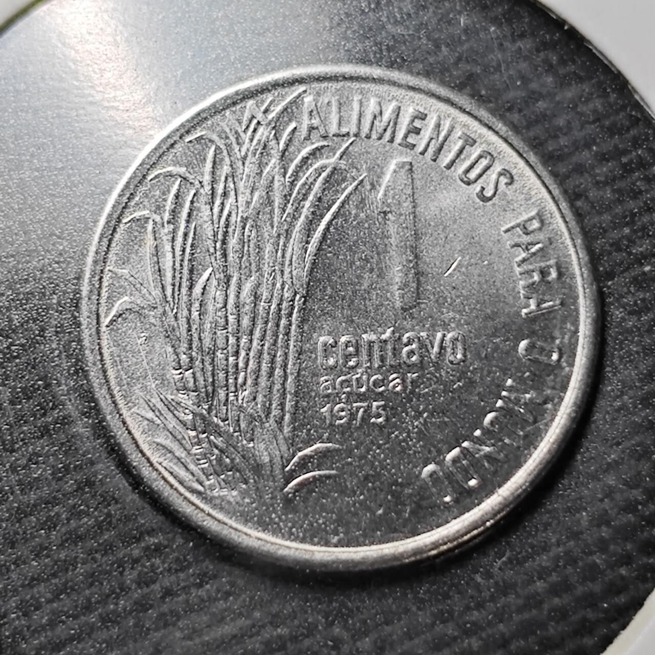 KK钱币收藏小铺  第358场  2月预留时间 周末发货  1975巴西1分纪念币 好品