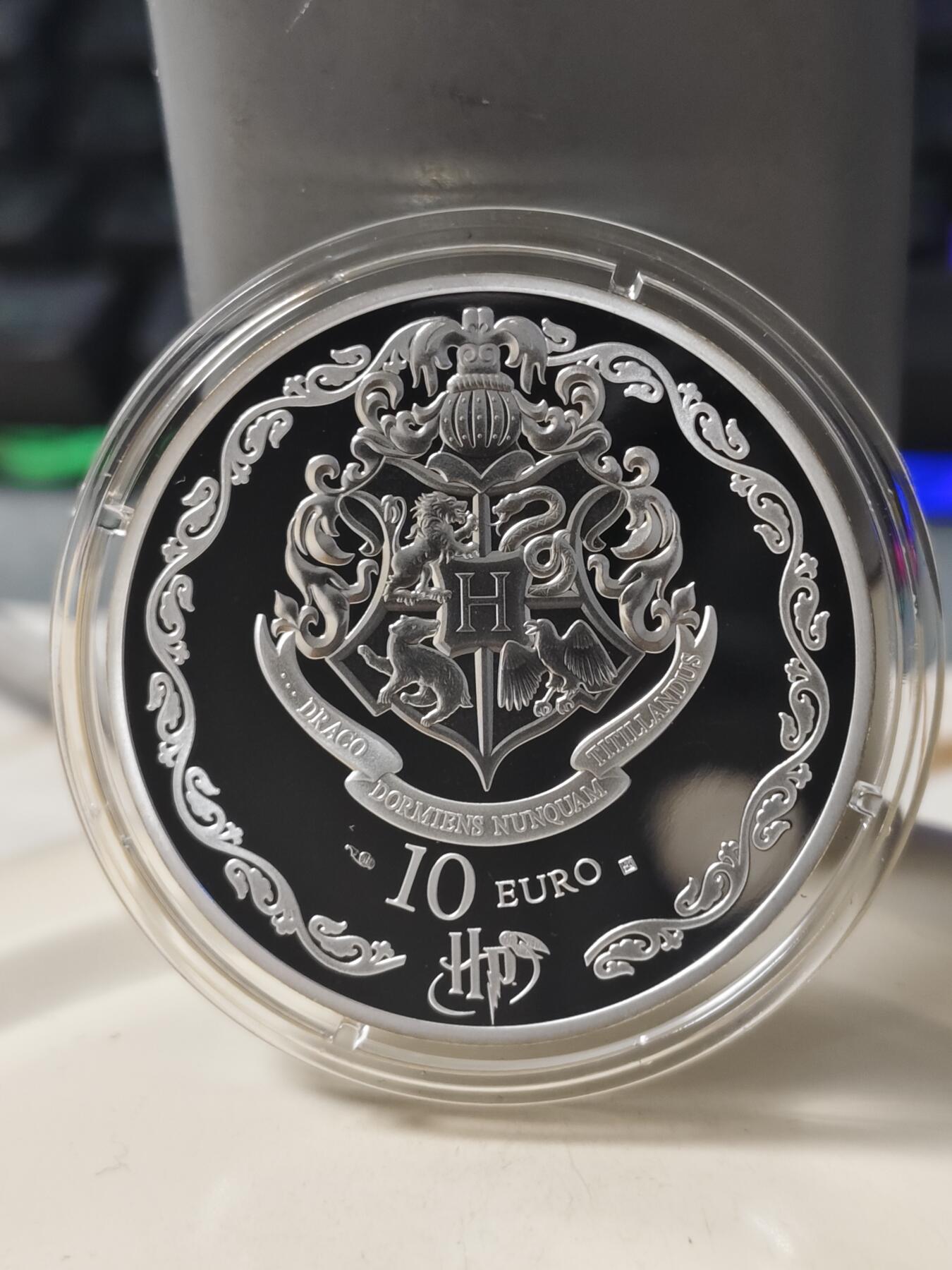 第179期拍卖【长期征集拍品】 法国2021年魔幻电影哈利波特精制纪念银币，999银，22.2克