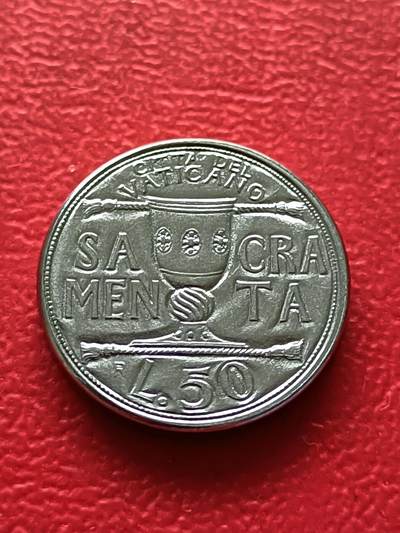 【云涧收藏】第七十四场 - 梵蒂冈1993年50里拉，UNC