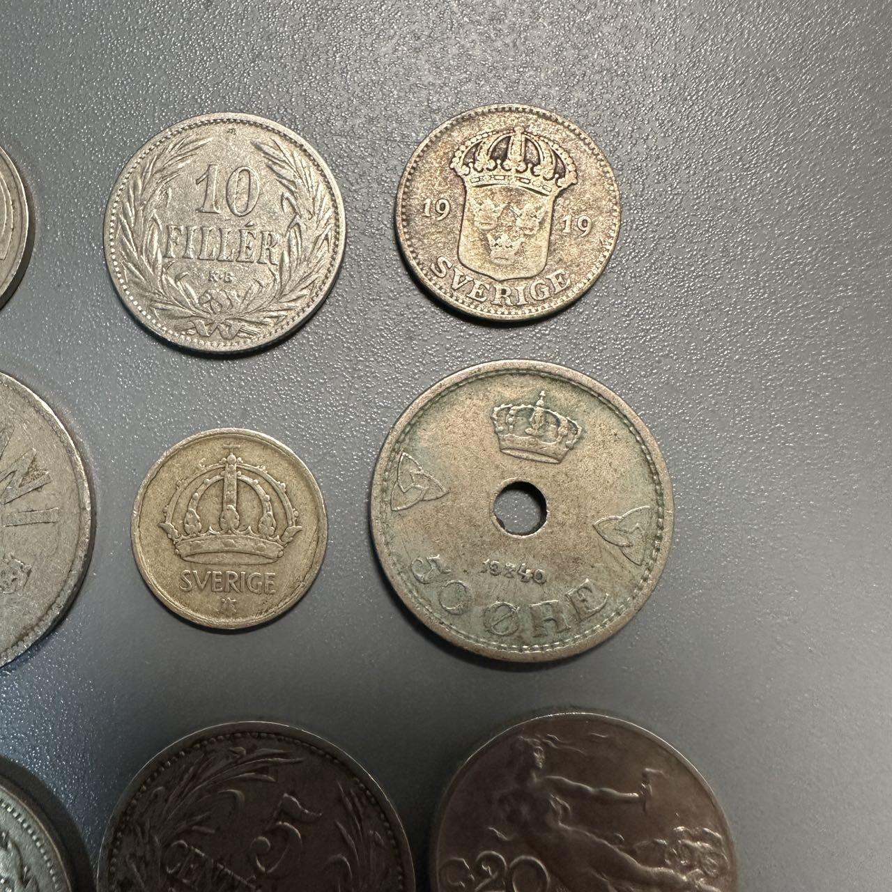 蒂克钱币-第45场 外国硬币散币 外国 散币 9枚