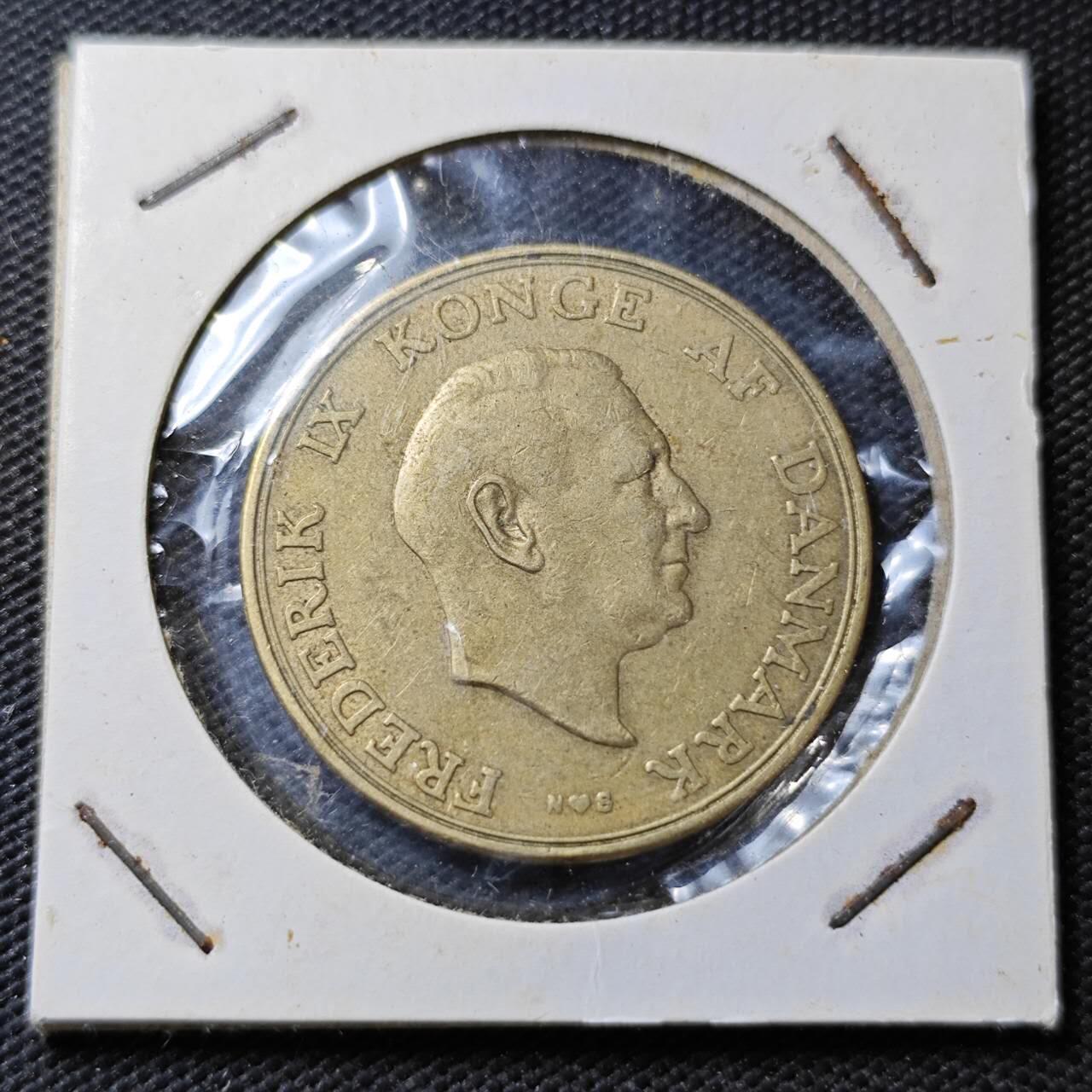 KK钱币收藏小铺  第358场  2月预留时间 周末发货  1954丹麦2克朗