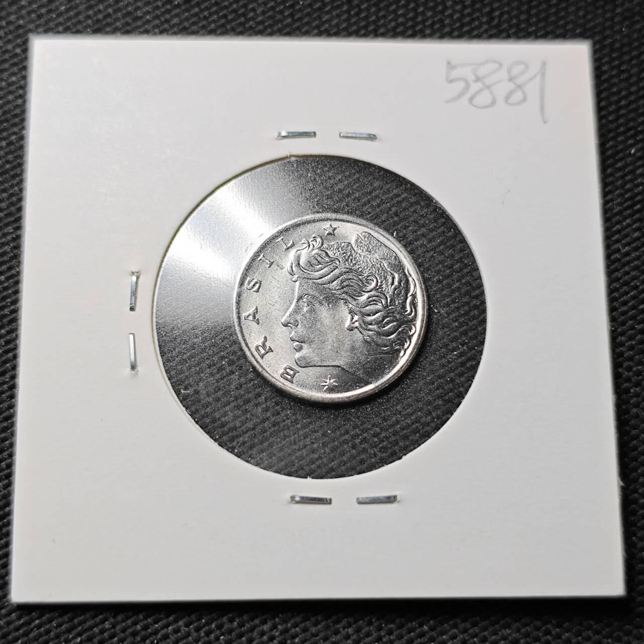 KK钱币收藏小铺  第358场  2月预留时间 周末发货  巴西1分农粮纪念币 好品