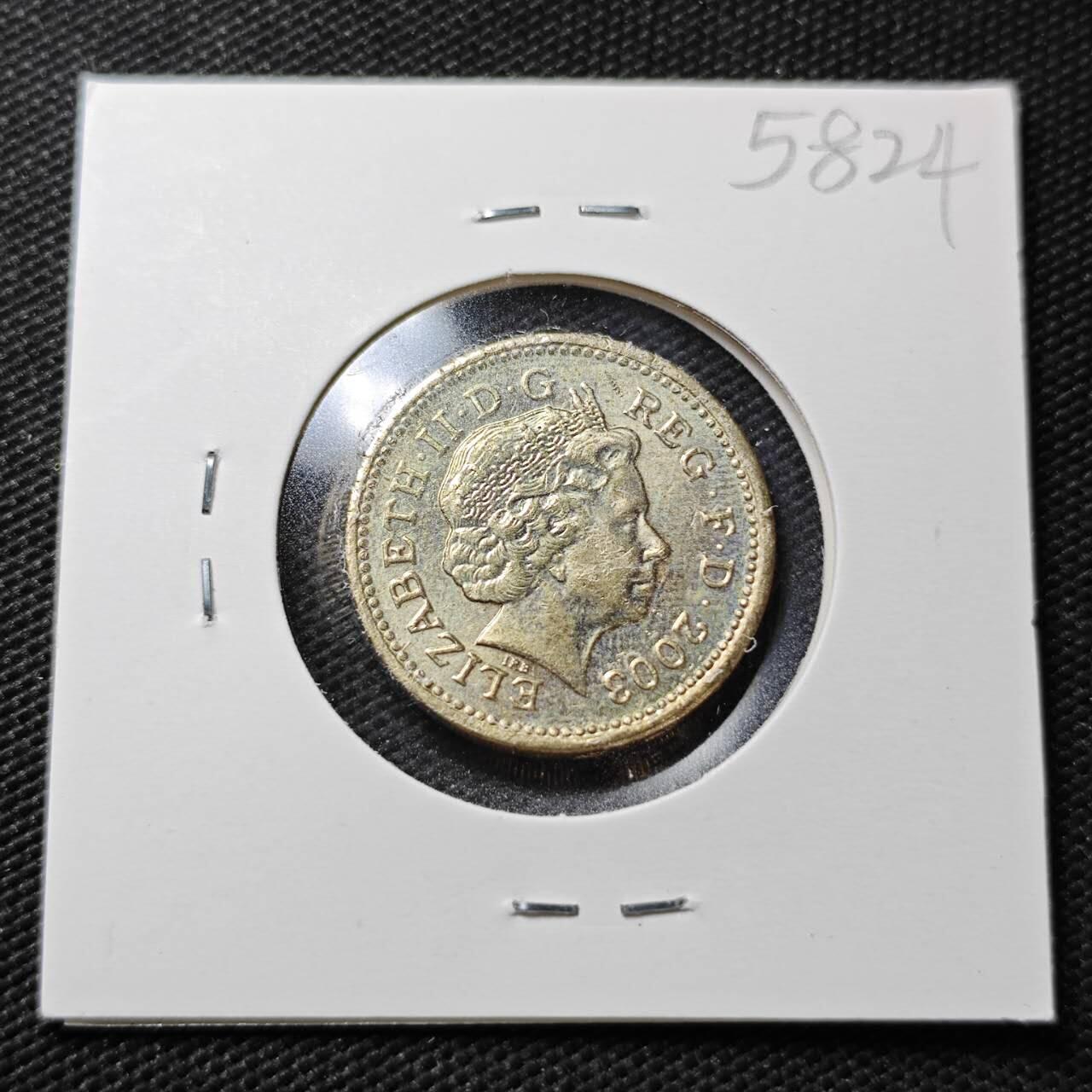 KK钱币收藏小铺  第358场  2月预留时间 周末发货  英国1镑