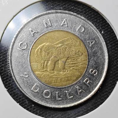 KK钱币收藏小铺  第358场  2月预留时间 周末发货 -  加拿大2元