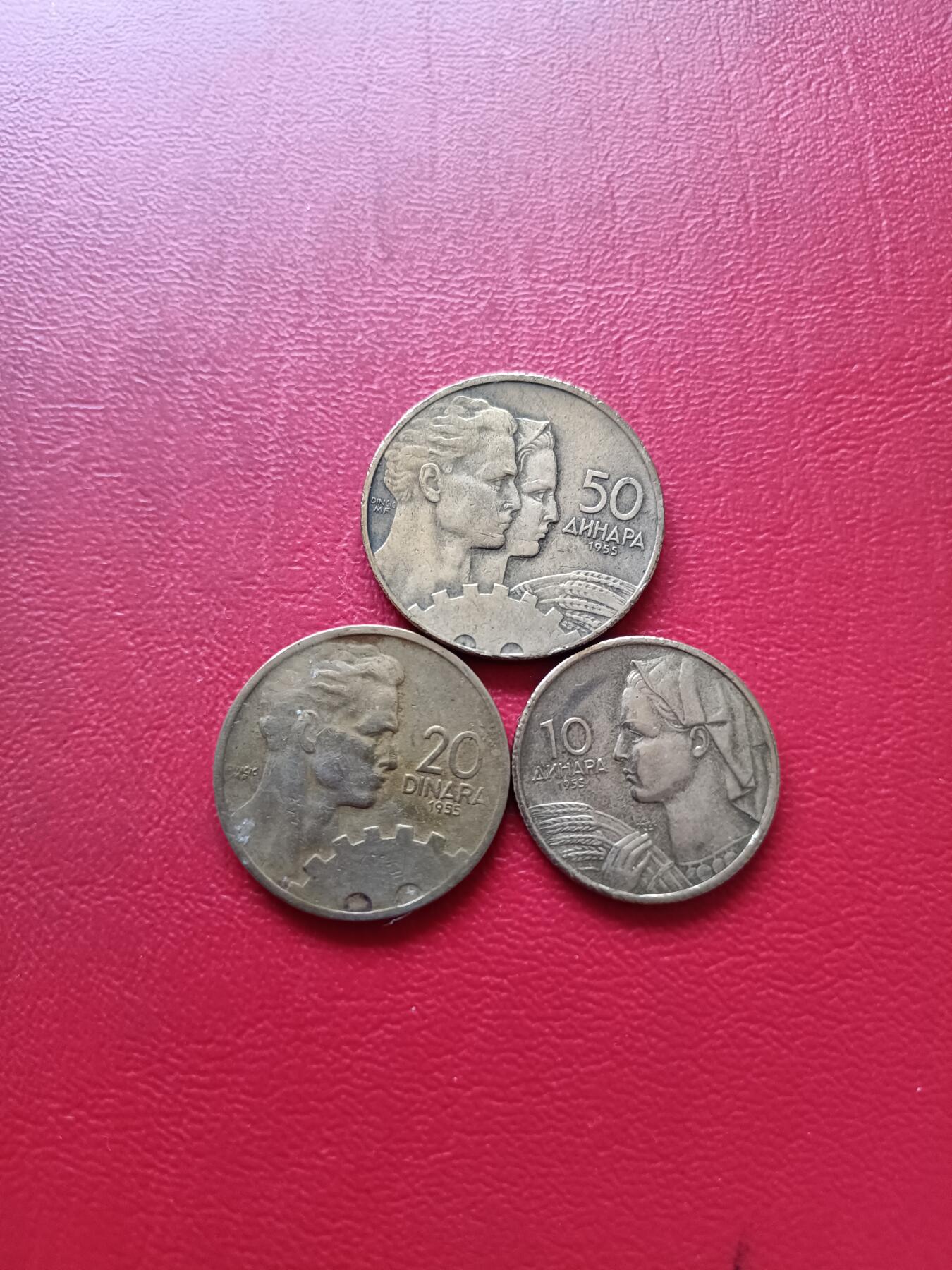【云涧收藏】第七十四场 南斯拉夫1955年3枚套
