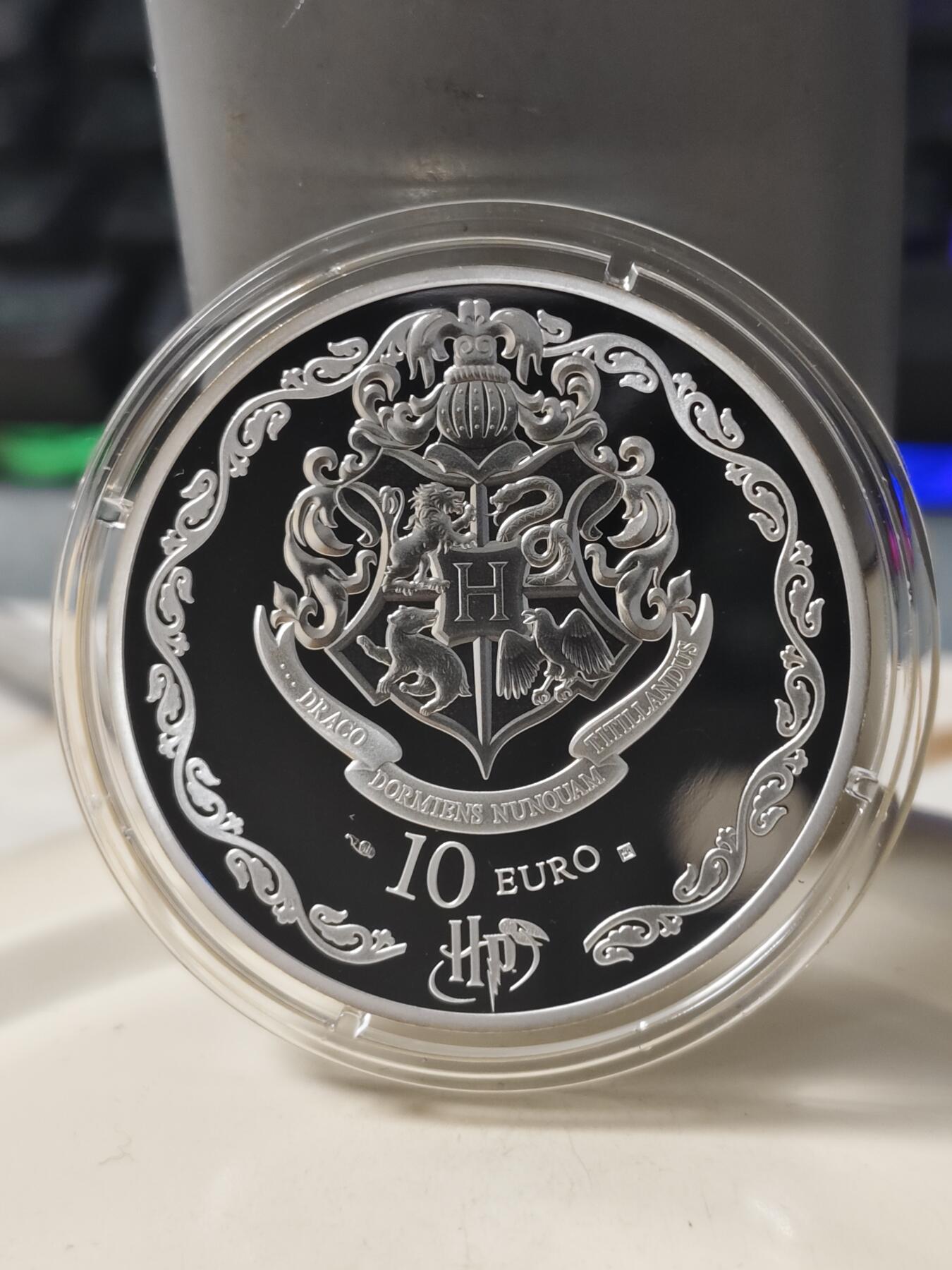 第179期拍卖【长期征集拍品】 法国2021年魔幻电影哈利波特精制纪念银币，999银，22.2克