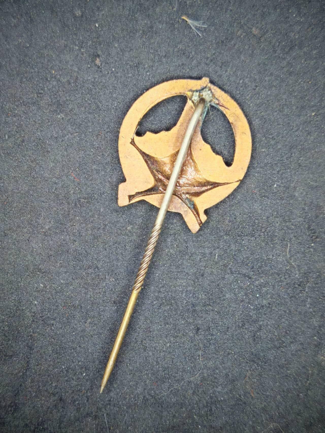 凯旋世界勋赏（第19期）（欢迎送拍）（对拍品有疑问请询问客服，不接受到手刀，出价默认拍品品相。请认真阅读拍卖规则！出价默认已认可！）（收到货请录制开箱视频，无视频概不处理问题。） 铭记历史！德三老兵射击协会纪念徽章插针