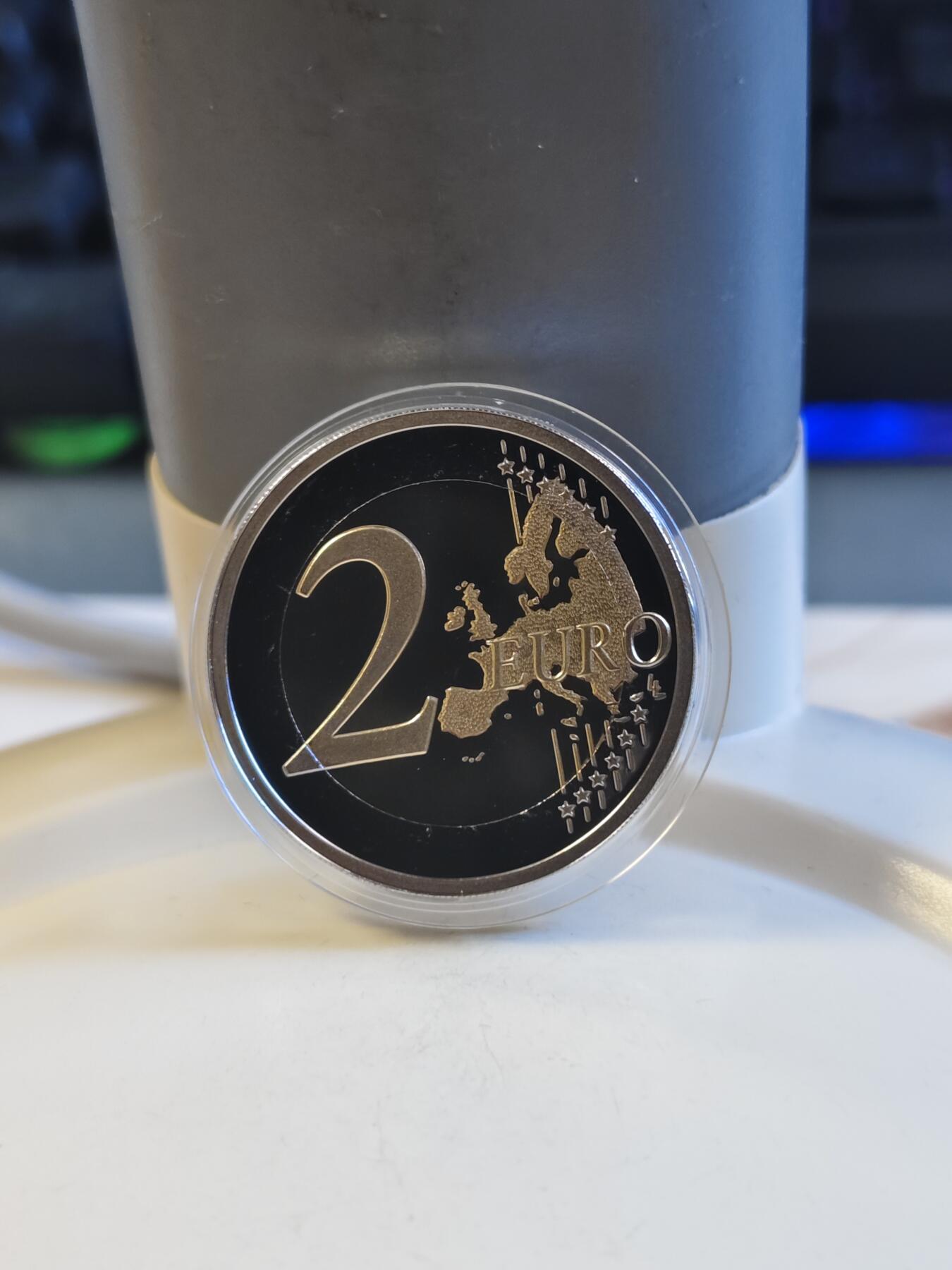 第179期拍卖【长期征集拍品】 比利时2022年感谢医护人员精制双色纪念币