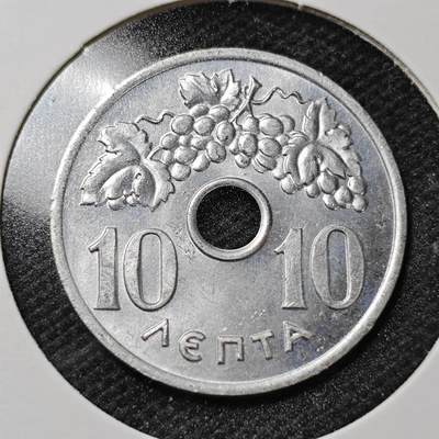 KK钱币收藏小铺  第358场  2月预留时间 周末发货 -  1954希腊10雷普塔好品