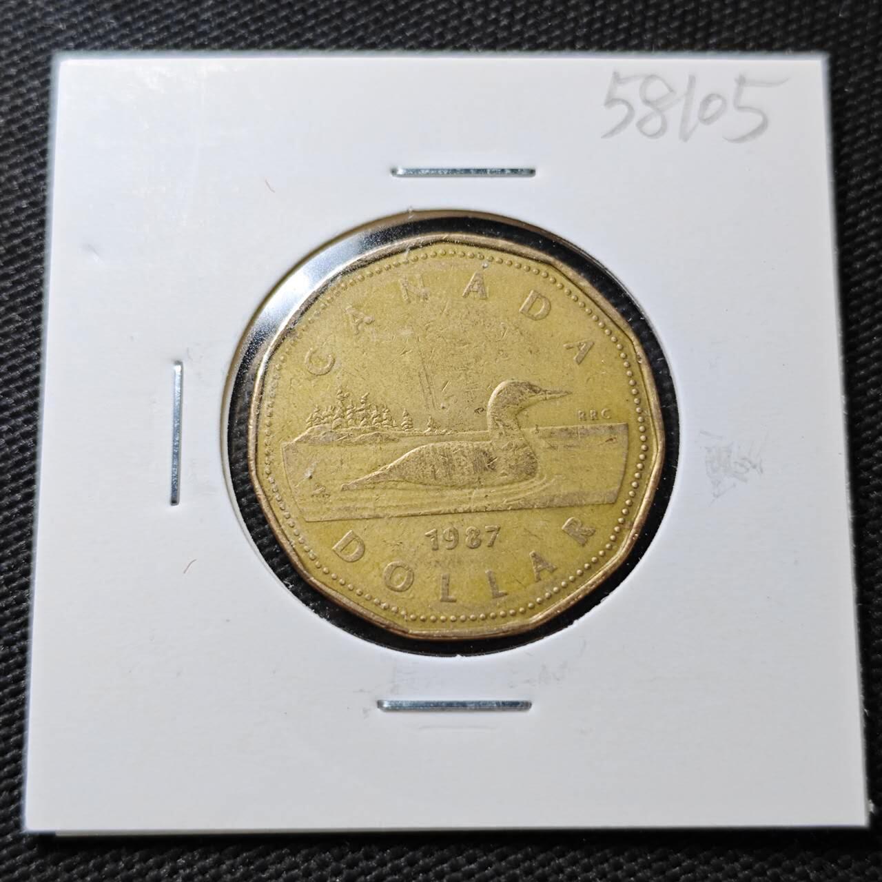 KK钱币收藏小铺  第358场  2月预留时间 周末发货  加拿大1元