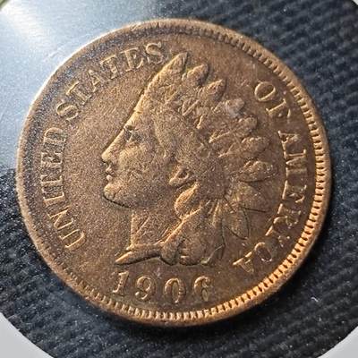 KK钱币收藏小铺  第358场  2月预留时间 周末发货 -  1906美国1分铜币