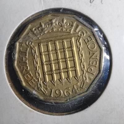 沼泽如烟--第884场 - 英国1964年3便士