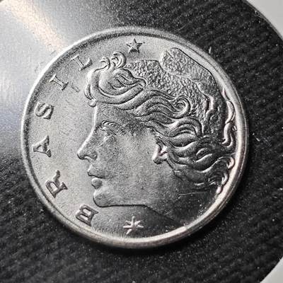 KK钱币收藏小铺  第358场  2月预留时间 周末发货 -  巴西1分农粮纪念币 好品