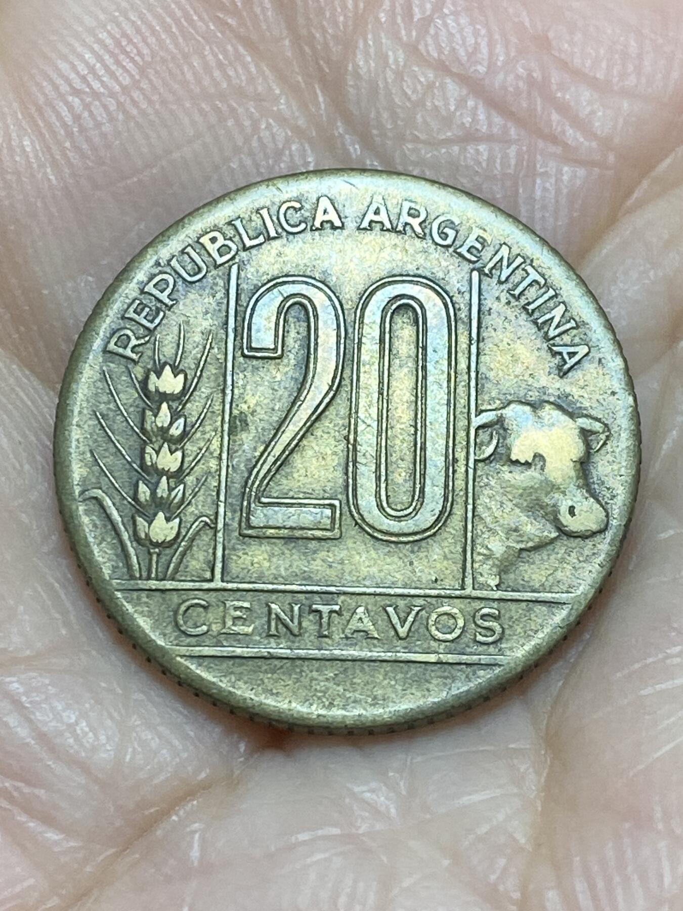 2025年第一百一十六场(总第一百四十二场）外国好品散币(免佣金) 阿根廷🇦🇷1945年20分