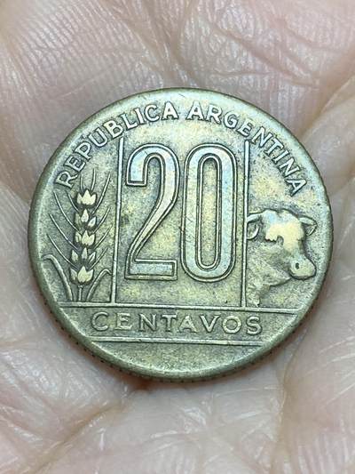 2025年第一百一十六场(总第一百四十二场）外国好品散币(免佣金) - 阿根廷🇦🇷1945年20分