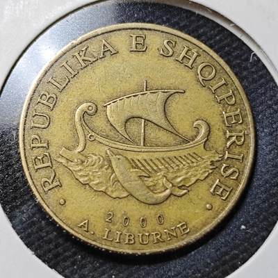 KK钱币收藏小铺  第358场  2月预留时间 周末发货 -  2000阿尔巴尼亚20列克