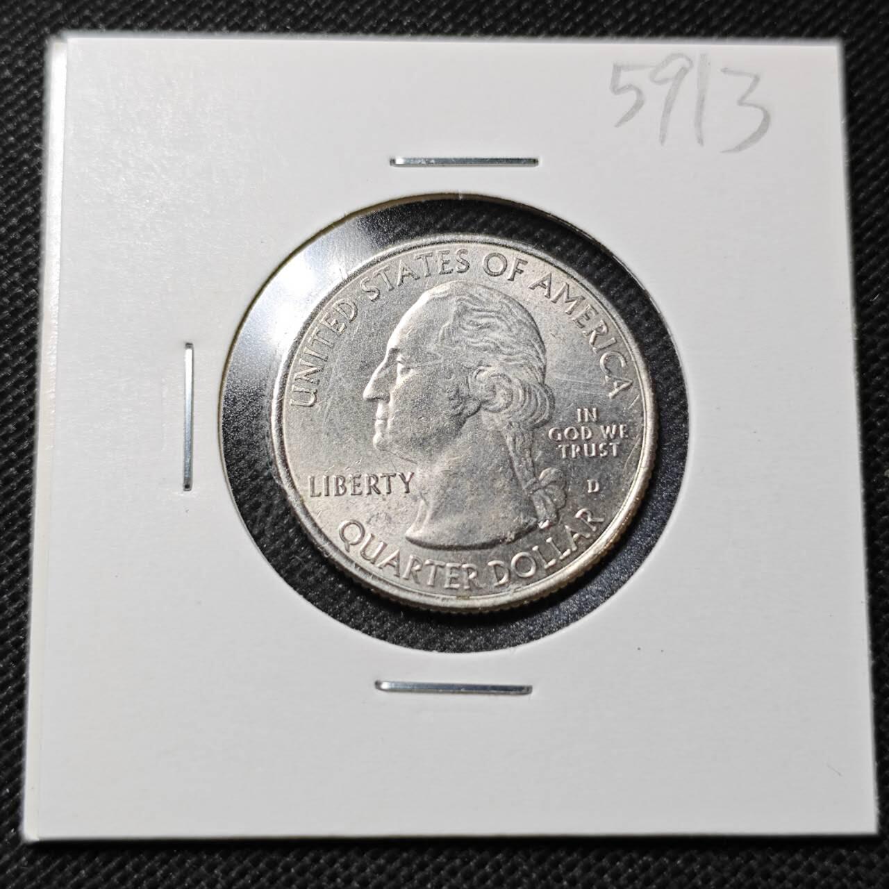 KK钱币收藏小铺  第359场  2月预留时间 周末发货 2016美国25美分 纪念币