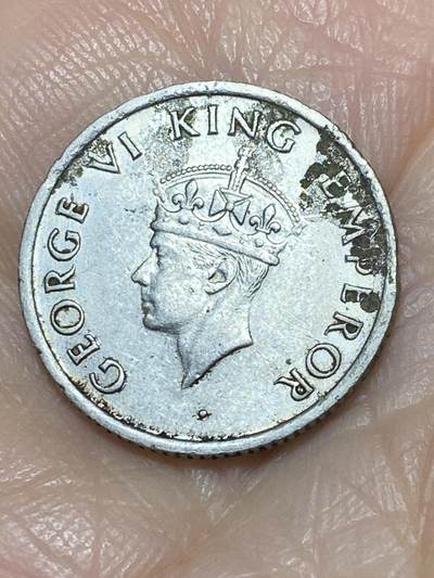 2025年第一百一十七场(总第一百四十三场）外国好品散币(免佣金) 英属印度1947年1/4卢比