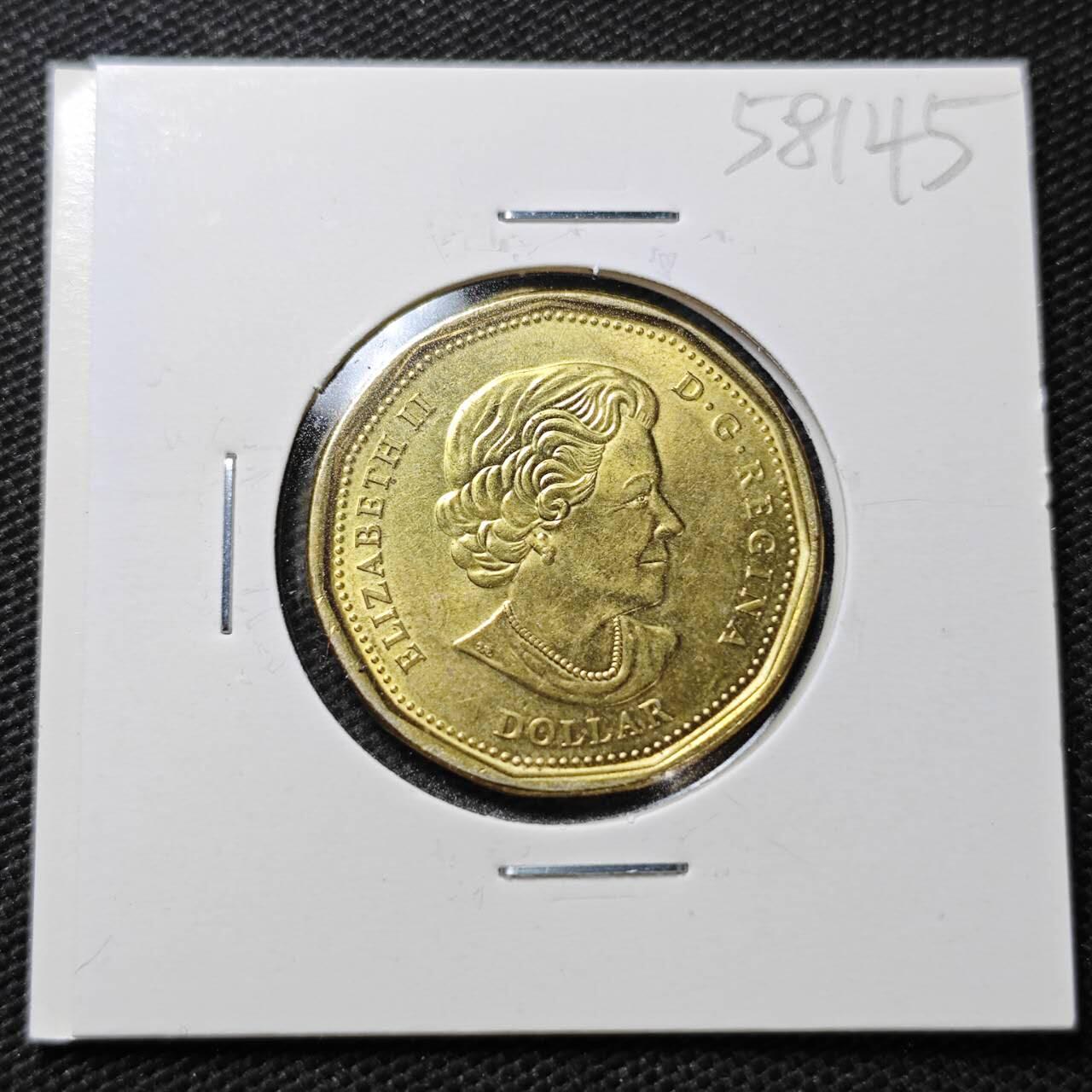 KK钱币收藏小铺  第358场  2月预留时间 周末发货  2021加拿大1元纪念币 好品