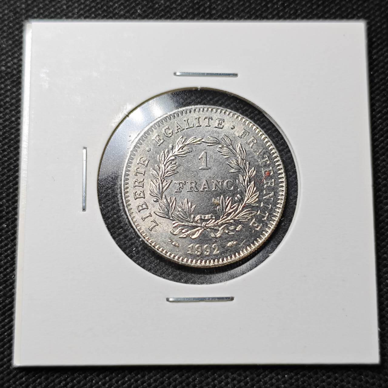 KK钱币收藏小铺  第358场  2月预留时间 周末发货  法国1法郎纪念币