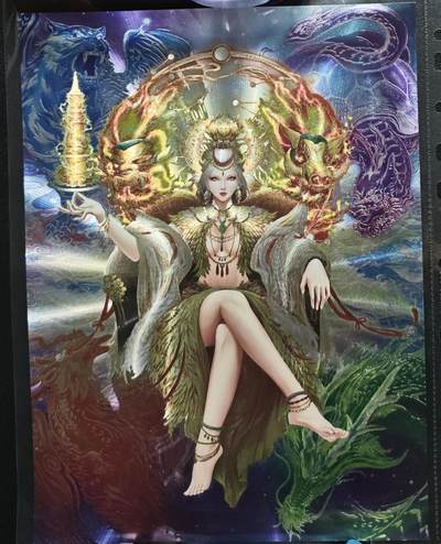 天玑星卡拍第132期《10.27周一截拍》持续收拍收评中 满赠卡需备注 - 卡玩帕克 封神天下 金灵圣母 A4粗闪海报