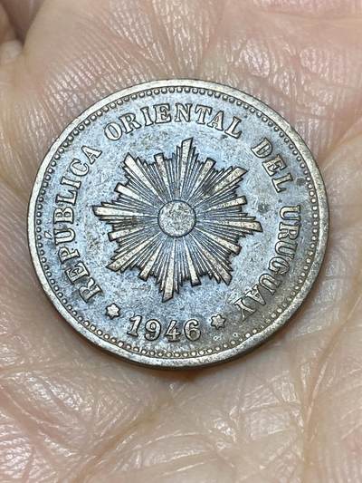 2025年第一百一十七场(总第一百四十三场）外国好品散币(免佣金) 乌拉圭🇺🇾1946年5分