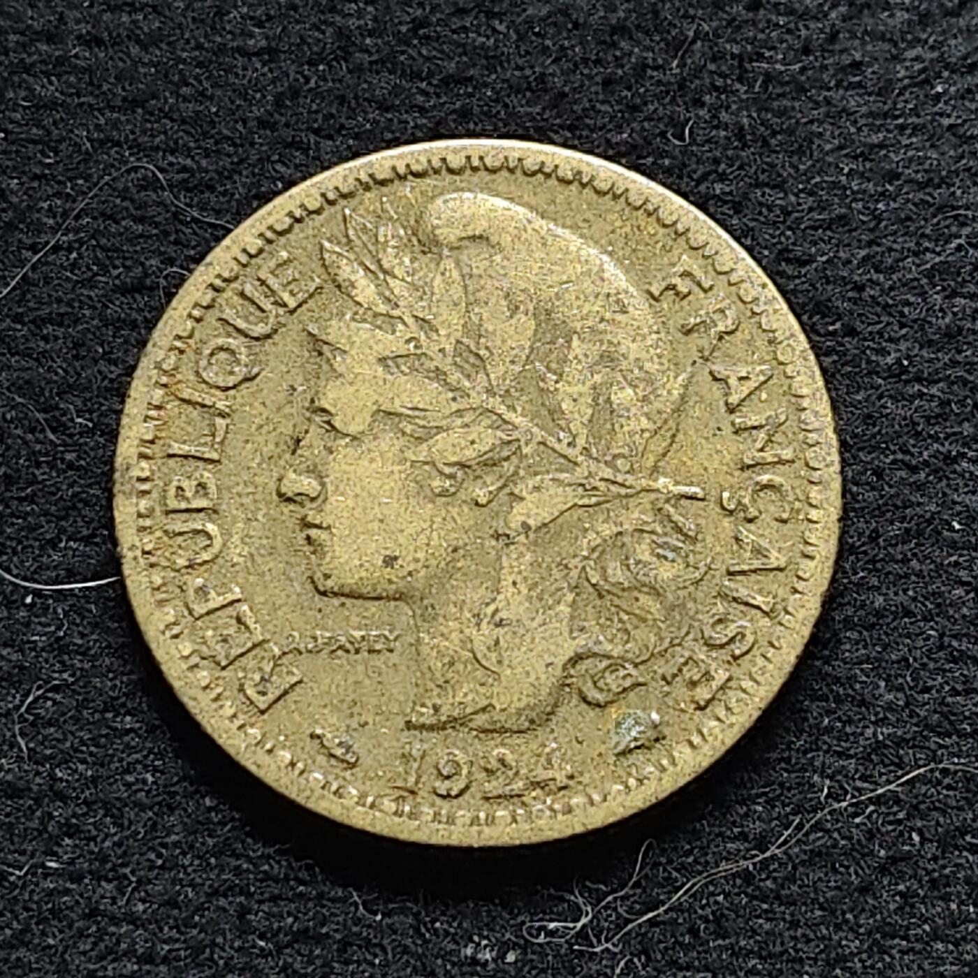 【全场包邮】纯粹捡漏拍472场（免费代拍第9场） 法属多哥1924年1法郎