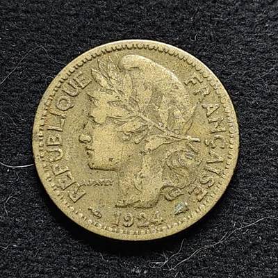 【全场包邮】纯粹捡漏拍472场（免费代拍第9场） - 法属多哥1924年1法郎