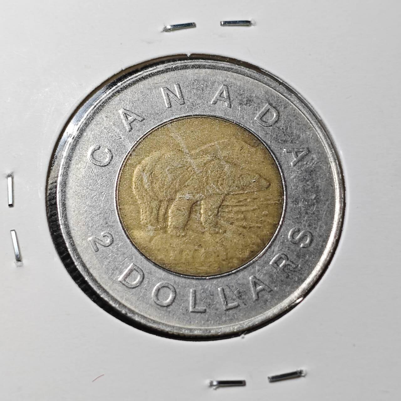 KK钱币收藏小铺  第358场  2月预留时间 周末发货  加拿大双色币