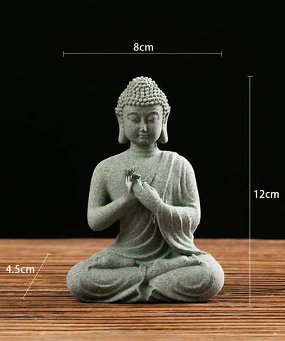 听雨轩（八） - 青砂石佛摆件 祈福