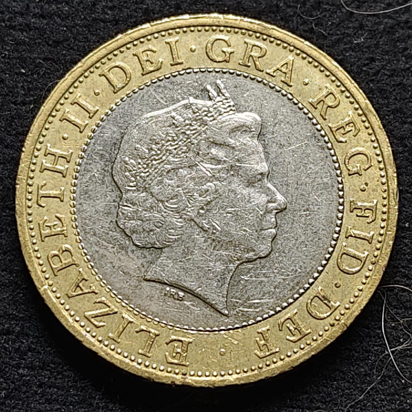 【全场包邮】纯粹捡漏拍472场（免费代拍第9场） 英国2006年2镑工程师布鲁内尔皇家阿尔伯特大桥双色纪念币