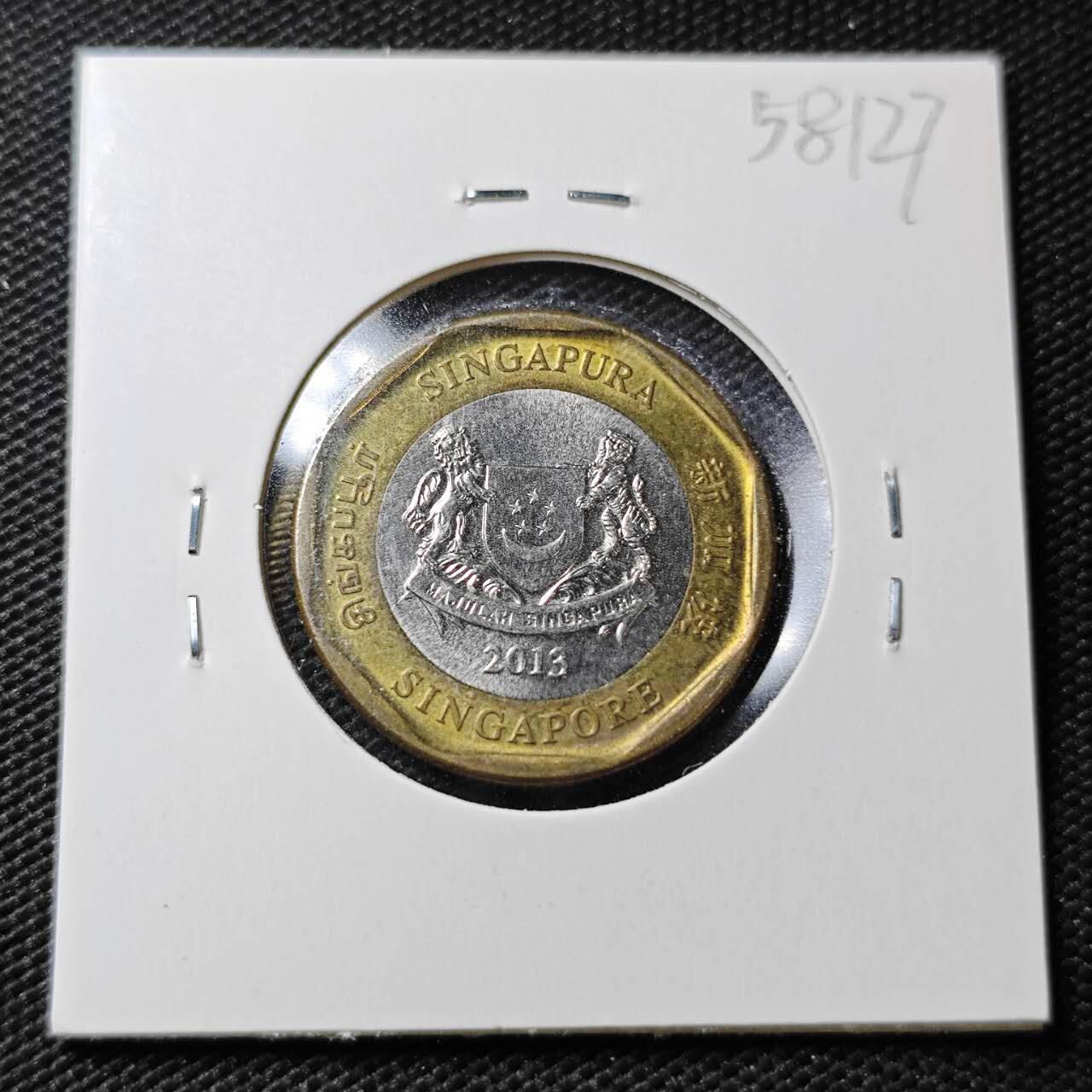 KK钱币收藏小铺  第358场  2月预留时间 周末发货  新加坡1元