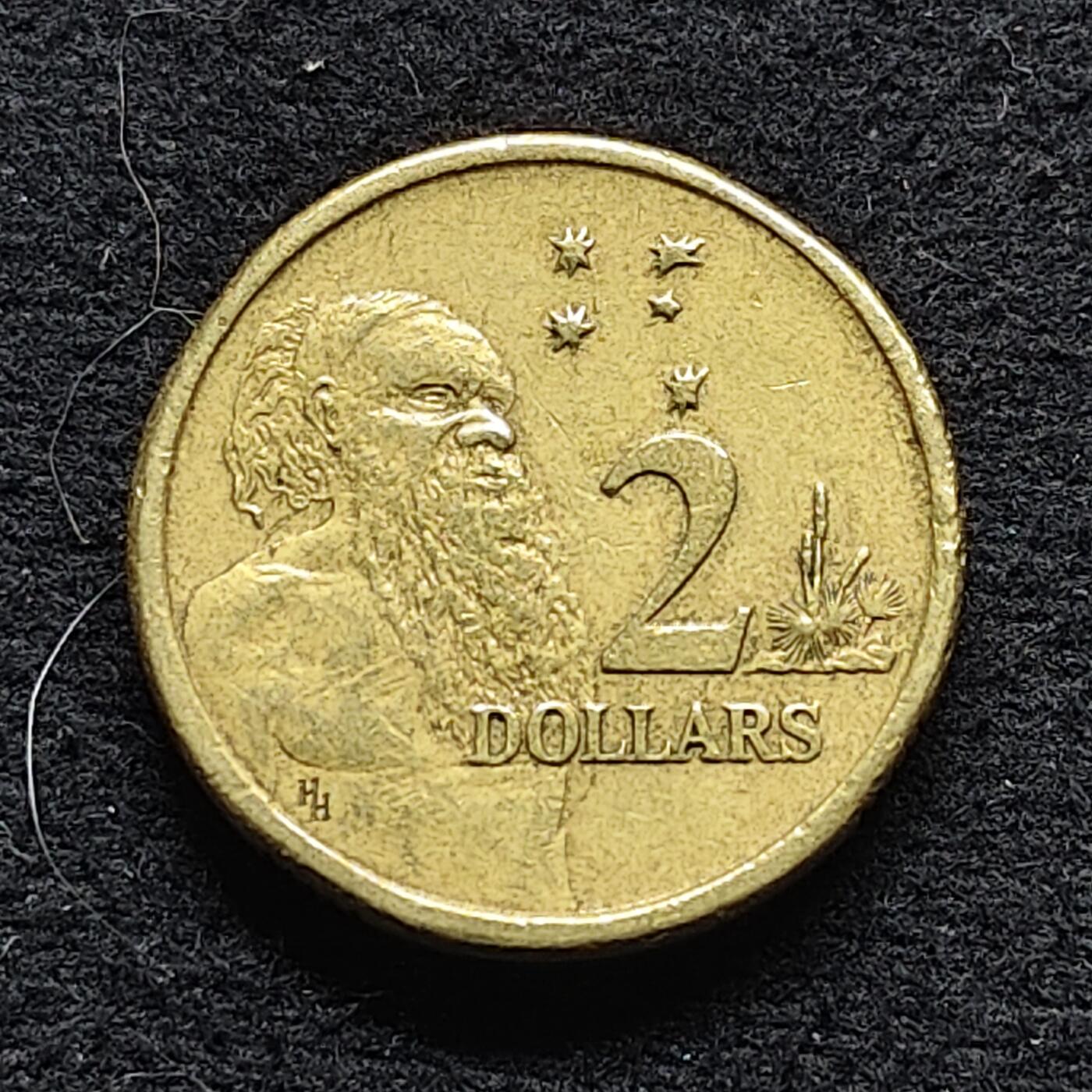 【全场包邮】纯粹捡漏拍472场（免费代拍第9场） 澳大利亚1989年土著人2元