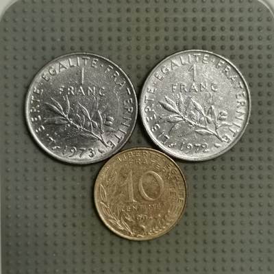 2025年第108场各国散币拍卖（总第108场） - 法国3枚