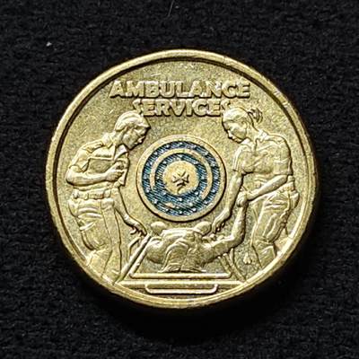 【全场包邮】纯粹捡漏拍472场（免费代拍第9场） - 澳大利亚2021年2元急救医疗彩色纪念币