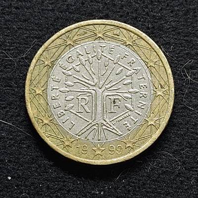 【全场包邮】纯粹捡漏拍472场（免费代拍第9场） - 法国1999年1欧元双色币