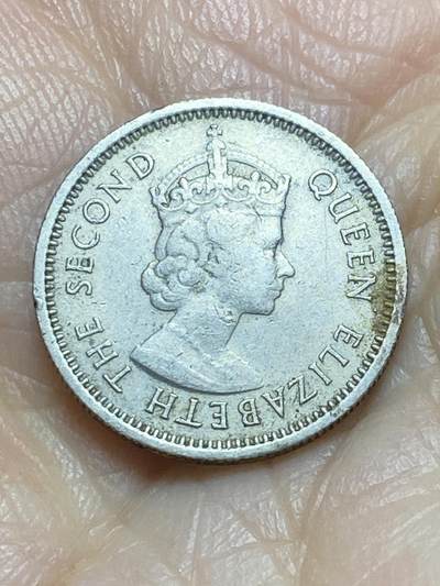 2025年第一百一十七场(总第一百四十三场）外国好品散币(免佣金) 英属加勒比领地1962年10分(伊丽莎白二世青年带冠)