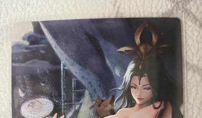 花开卡拍第44期（10月26号周日截拍，品控勿拍!!!拍品不寄存，运费5元，自制卡难免瑕疵，可能存在轻微撞角爆边等出厂瑕疵，品控介意勿拍！） - 玩卡秀卡牌 三国百姬传-貂蝉 粗闪