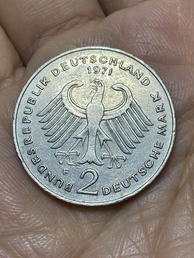 2025年第一百一十七场(总第一百四十三场）外国好品散币(免佣金) - 德国🇩🇪1971年2德国马克