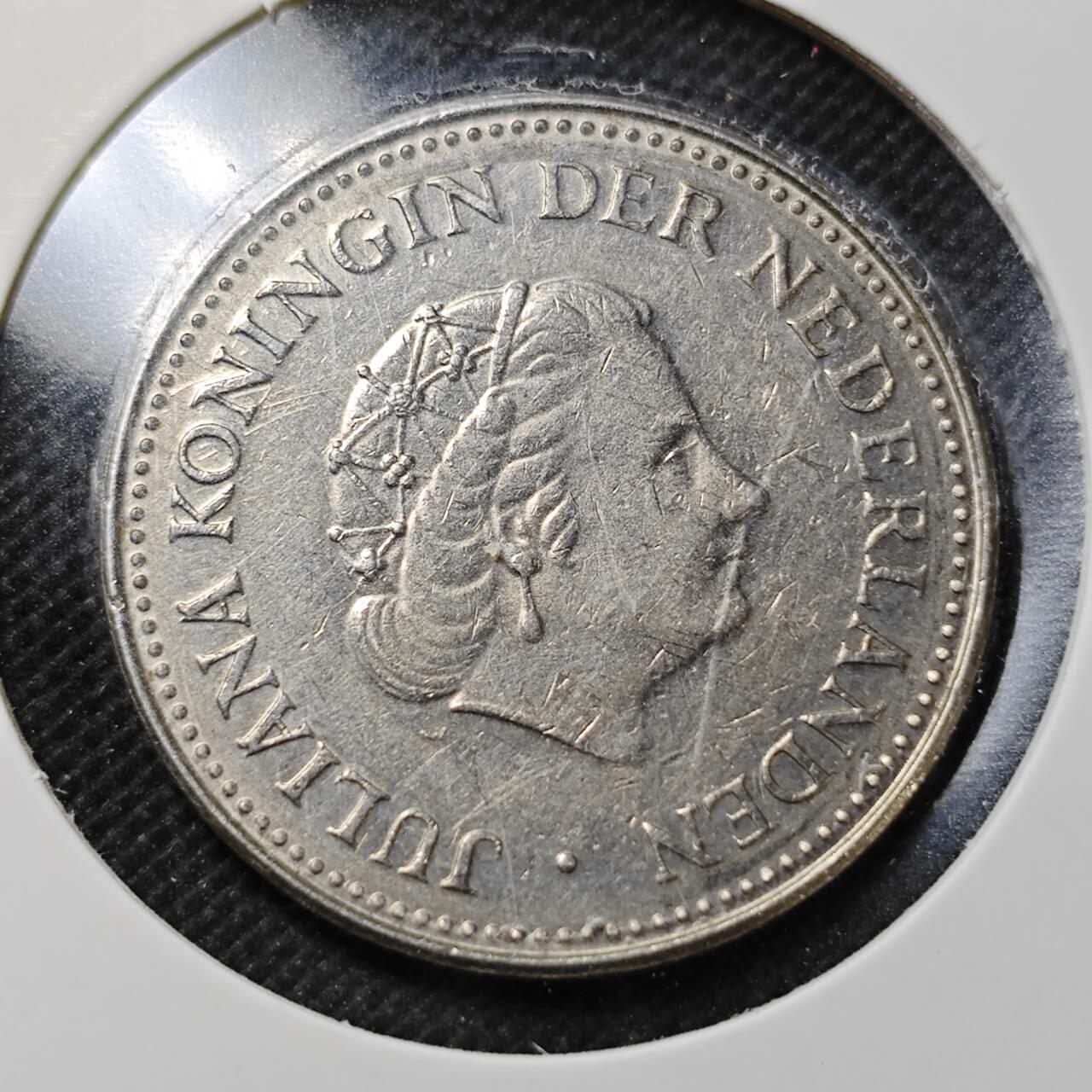 KK钱币收藏小铺  第359场  2月预留时间 周末发货 1970荷属 安地列斯1盾