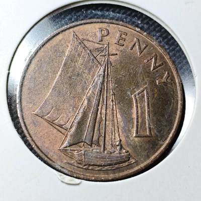 KK钱币收藏小铺  第358场  2月预留时间 周末发货 -  1966英属冈比亚1便士铜币