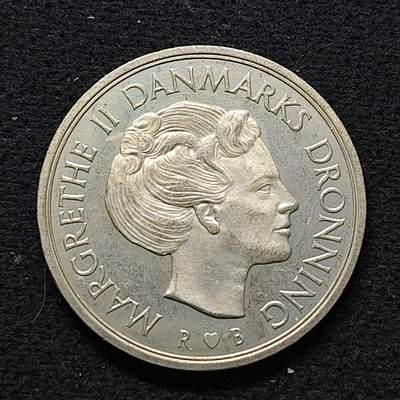 【全场包邮】纯粹捡漏拍472场（免费代拍第9场） - 丹麦1987年玛格丽特二世5克朗
