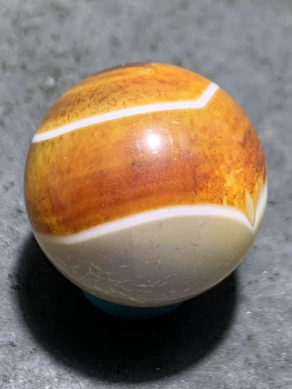 精美天眼高玉化龙纹缠丝玛瑙2.0圆珠一颗