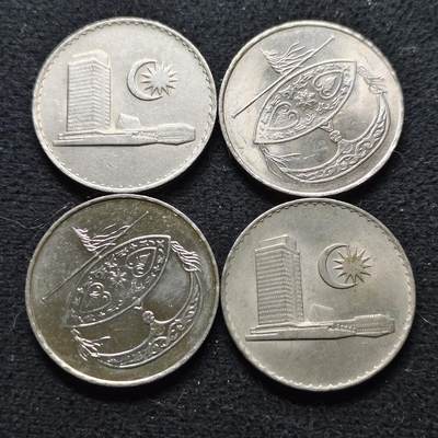 【全场包邮】纯粹捡漏拍472场（免费代拍第9场） - 马来西亚各年份不同版本50分4枚一组